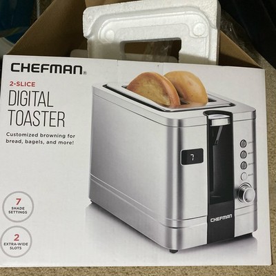 Chefman 2-Slice Stainless Steel Toaster