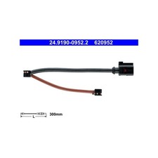 ATE 24.8190-0952.2 Brake Pad Wear Sensor for 911 Cayman Boxster Boxter