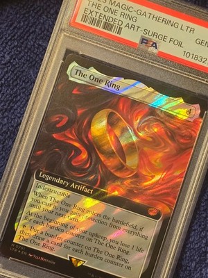2023 MTG Lord of the Rings #791 The One Ring Extended Art-Surge