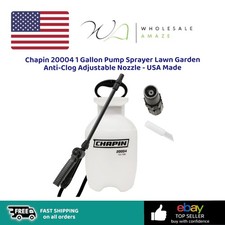 Chapin 20004 1 Gallon Pump Sprayer Lawn Garden Anti-Clog Adjustable Nozzle - USA