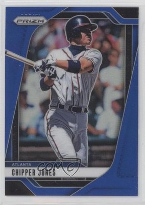 2025 Panini Prizm Blue Prizm 119/199 Chipper Jones #220 HOF 0h29