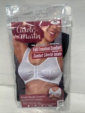 Carole Martin Women's Full-Freedom Black Comfort Bra Women's Size 38 NIP 7218