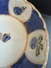 JAPANESE Porcelain Serving Bowl, Blue and White, Eggplant, Snap Peas & Peppers — photo 8