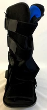 Breg Walking Boot Tall Pneumatic Air Cast Orthopedic Brace Black Size XL