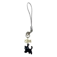 Lovely Hand Beaded Cats Designs Phone Accessory Sturdy Acrylic Charm for Bags