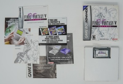 Final Fantasy V COMPLETE CIB (Game Box Manual) Nintendo Gameboy Advance GBA