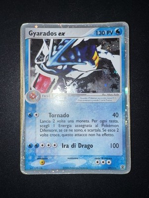 2004 Pokemon Gyarados Ex Holo Feuerrot Blattgrün ITALIENISCH #109