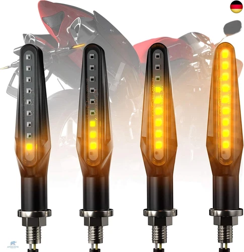CCAUTOVIE LED Blinker Motorrad E Geprüft Universal Blinker Tagfahrlicht Blinker - Bild 1 von 7
