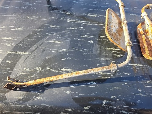Vintage 1950s 1960s Pickup Mirrors West Coast Style Patina - Picture 6 of 16