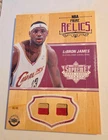 2016 Upper Deck Supreme Hard Court LEBRON JAMES GAME WORN MULTI COLOR PATCH /49