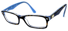 RAY-BAN RB5206 5023 Brown Tortoise/Blue Eyeglasses Frame 54-18-145