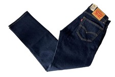 Levi's Men's 506 Comfort Straight Fit Jeans Dark Wash Blue Size 31x32 New