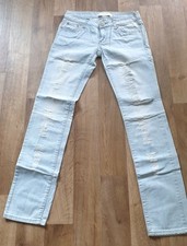Coole Goodie Jeans Gr. 38 – Hellblau – Distressed Look / Risse