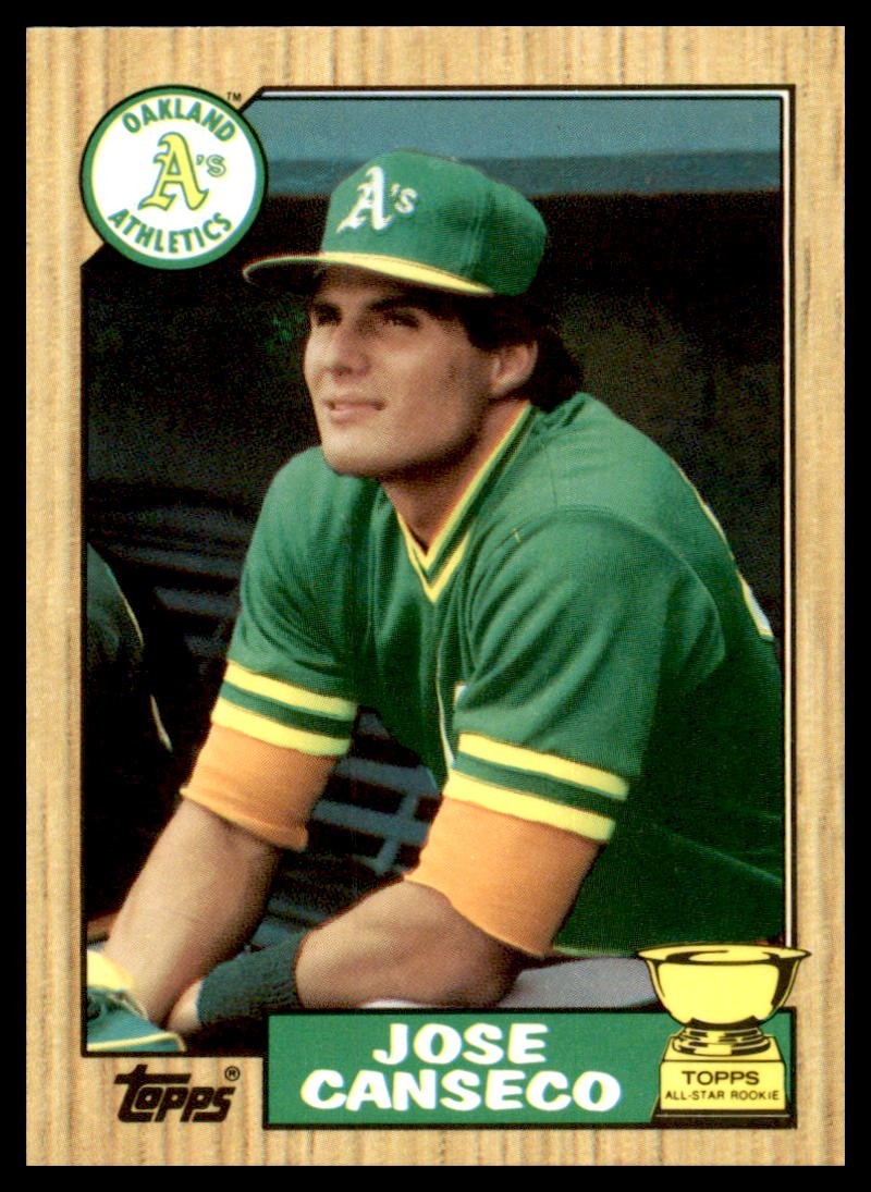 1987 Topps Tiffany Jose Canseco #620