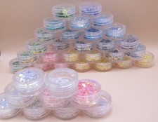 36 Containers of Glitter for Resin Projects Fingernails New