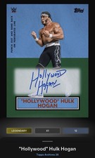Hollywod Hulk Hogan 1964 Blue Stand Ups Signature Legendary Slam WWE Archives 26