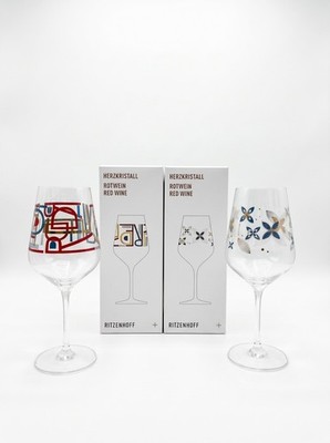 RITZENHOFF Rotweingläser 2er Set  Herzkristall  NEU & OVP Geschenkidee 