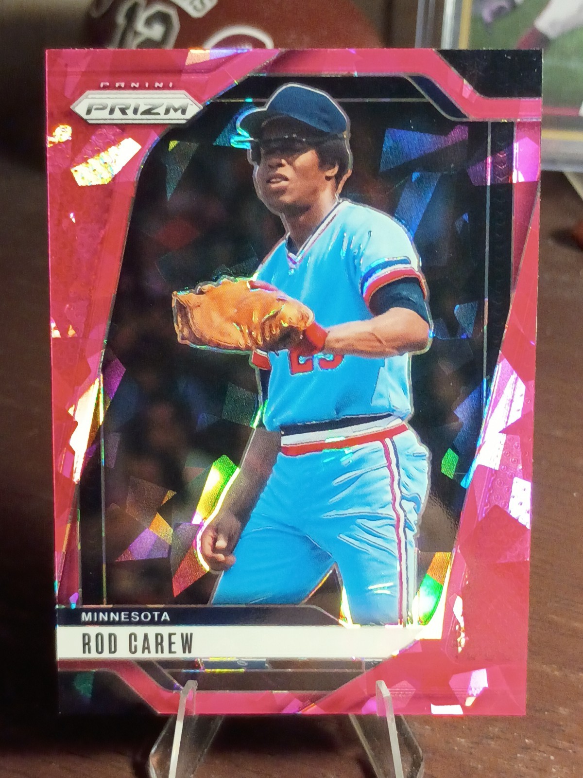 2025 Panini Prizm - Rod Carew, Rod Carew #197 Pink Ice Prizm