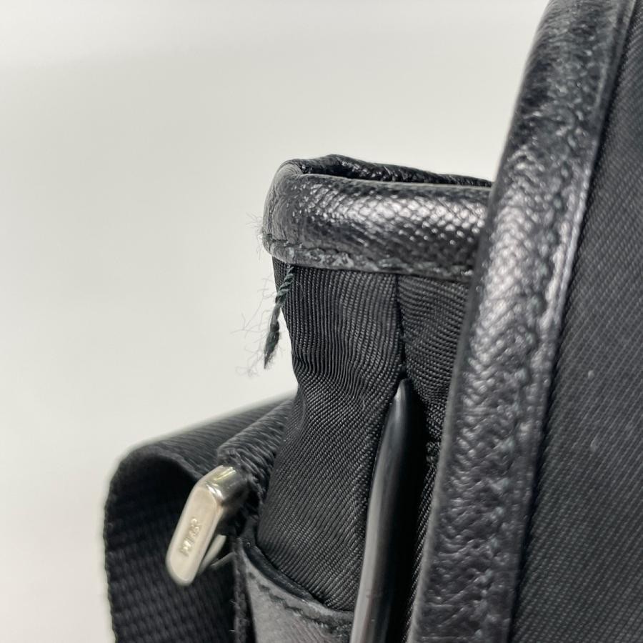 PRADA Plate Shoulder Bag V167 Nylon Black #BS1915 thumbnail 4