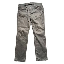 J Brand Kane Mens Pants 36x32 Slim Straight Leg Brown Made in USA