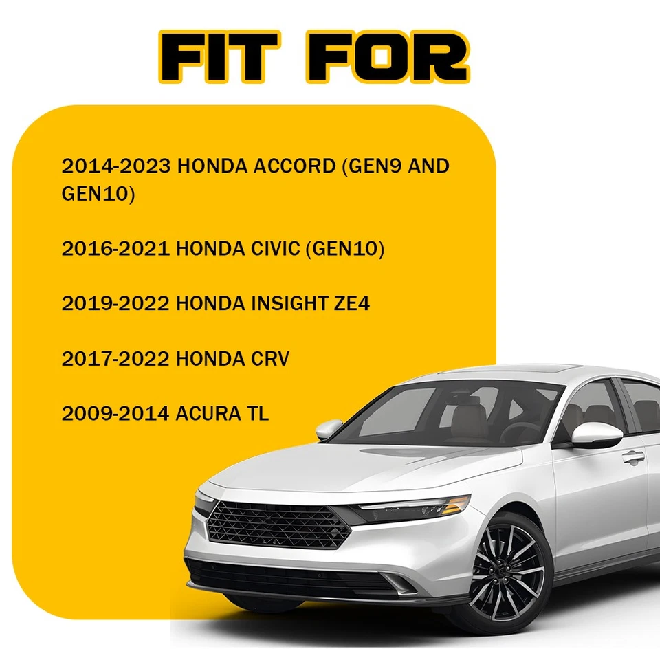 Cambio de paleta de volante de carbono 2-10X para Acura TL 09-14 Honda Accord 14-23 Foto 2 de 4