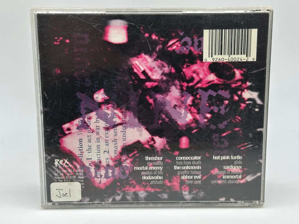 Various Artists - Demolition Best of Christian Underground CD 1992 REX Music Foto 3 de 3