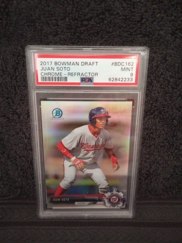 Juan Soto [Refractor] #BDC-162 2017 Bowman Draft Chrome card