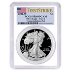 2021-W Proof $1 Type 1 American Silver Eagle Congratulations Set PCGS PR69DCAM
