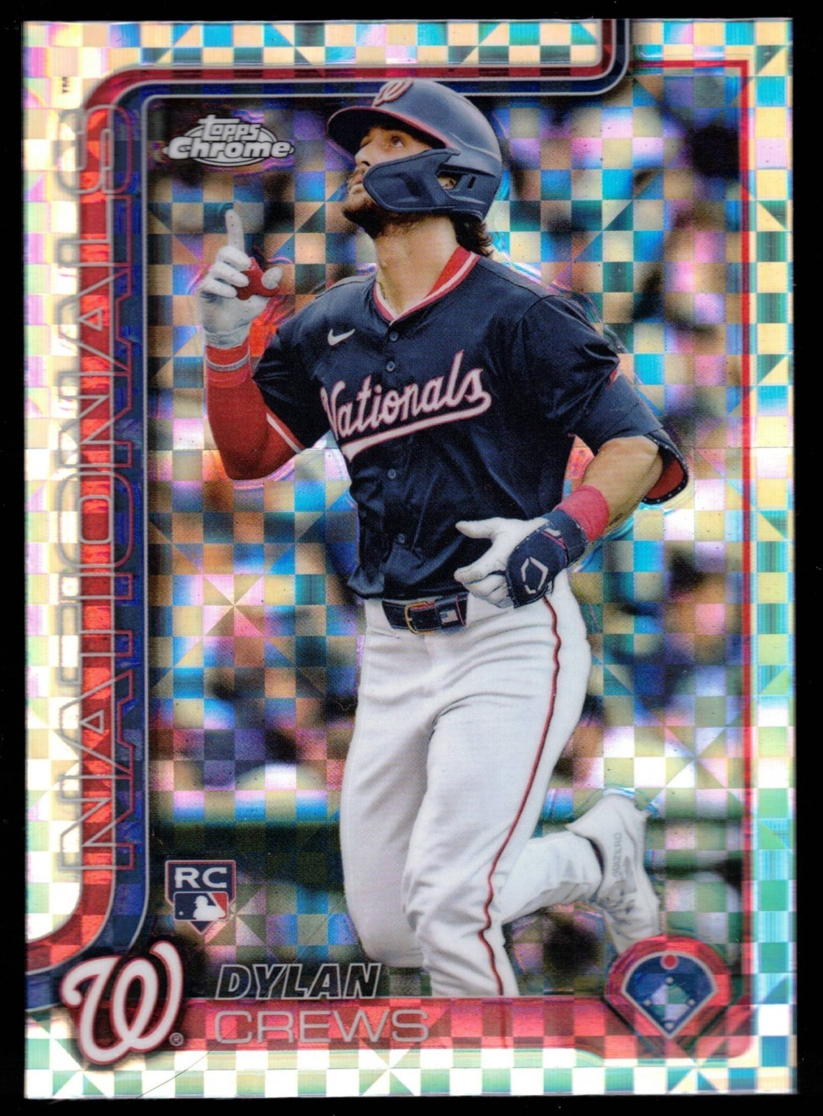 Dylan Crews - 2025 Topps Chrome X-Fractor #146 Rookie Card (RC) FREE SHIPPING!!