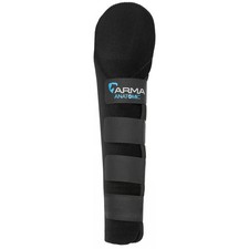 Shires Neoprene Tail Guard - Black Non-Slip Rubberized Grip Horse Travel