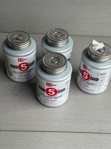 RectorSeal 5 Pipe Thread Sealant 8oz Soft Set Slow Dry Multi-Purpose-Lot of 4