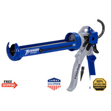 Newborn 250 Super Smooth Rod Revolving Frame Caulking Gun 1/10-Gallon