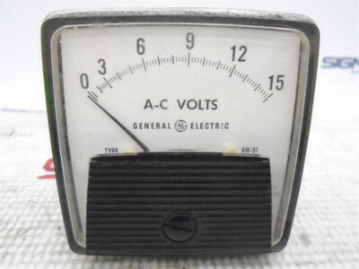   ELECTRIC AW-91 PANEL METER #A6-40