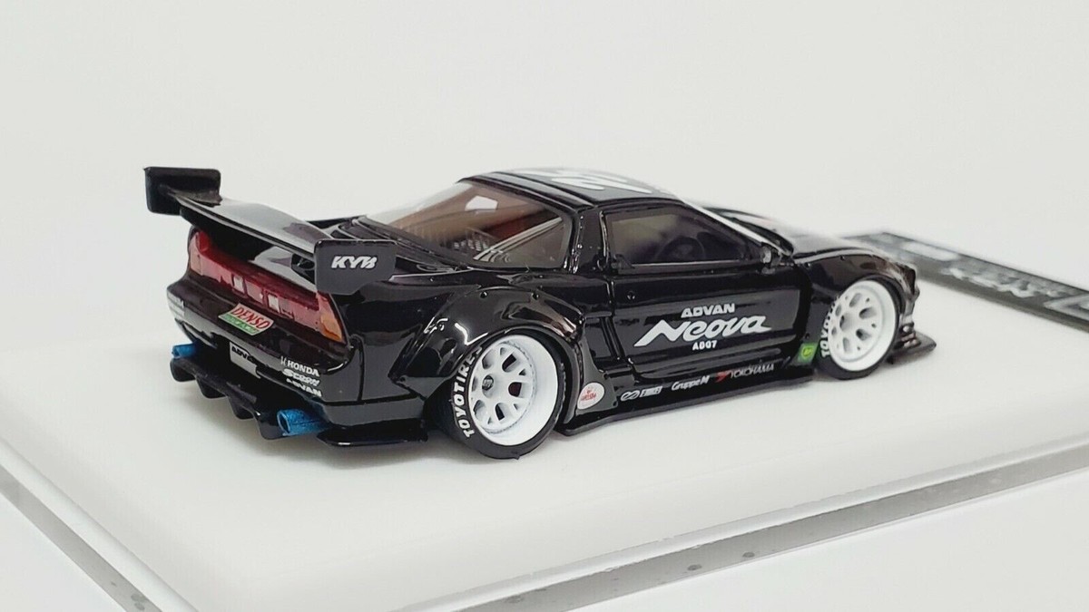 TP LBWK NSX ブラック　1/64 ミニカー HONDA 1/64 YM Model Honda NSX Liberty walk LB Performance Fighter