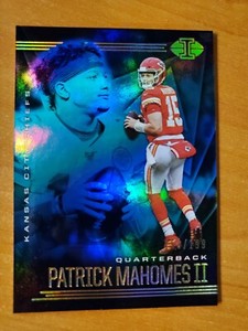 2020 Panini Illusions Light Blue Patrick Mahomes Card #2 #153/199
