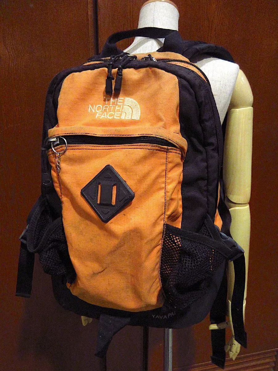 The North Face YAVAPAI Nylon Backpack Orange Vintage 90 s Rucksack