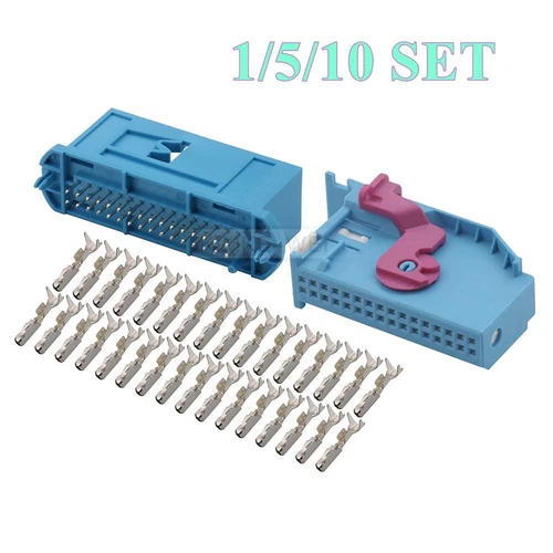 32 Pin Instrument Dashboard Male Female Connector Plug Socket Kit for VW Audi