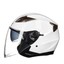 AHR Run-O Retro 3/4 Open Face Motorcycle Helmet With Removable Snap On Sun Shield Visor Dot Approved Matt Black M - Foto 2