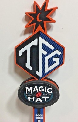 Magic Hat ''TFG'' Rock Solid IPA Tap Handle Marker Brewing Co.