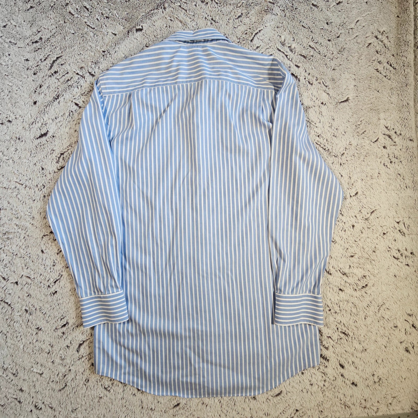 Bundle of 3 formal shirts M&S 15 1/2 Yellow/Pinstripe image 10