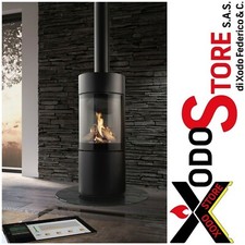 Camino stufa a gas PALAZZETTI DRU PASSO vetro tondo - Invia mail per sconto