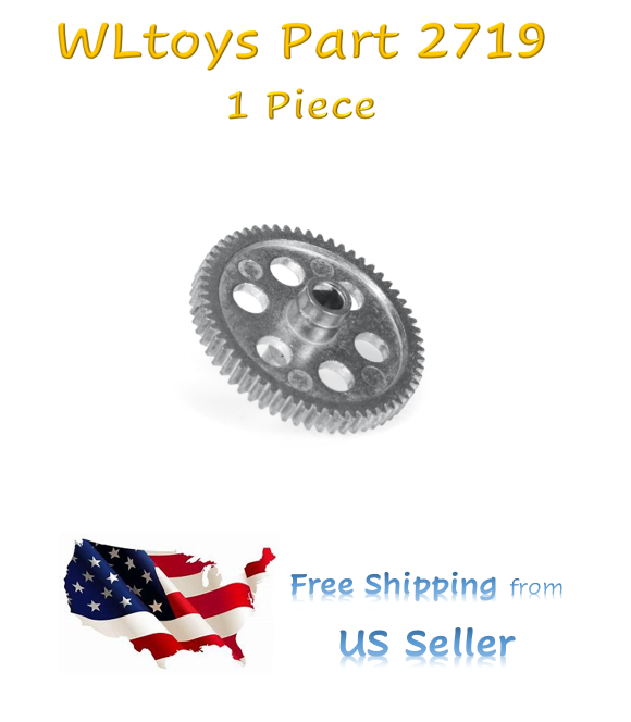 WLtoys 124008 OEM Car Part 2719 Reduction Spur Gear Ships FREE and
