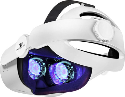 Head Strap for Oculus Quest 2/3/3S, 3-In-1 Adjustable Halo Headband, Replacement