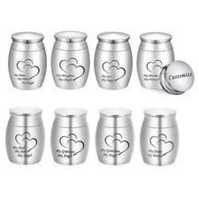 Small Keepsake for Human Pet Ashes Memorial Funeral Box Cremation Urn Jar Holder
