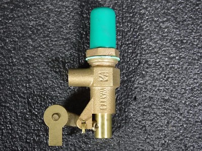 WATTS Float Valve, 1/2'' Thread, Bronze, Bulkhead Mount, HD-500-12 (K)