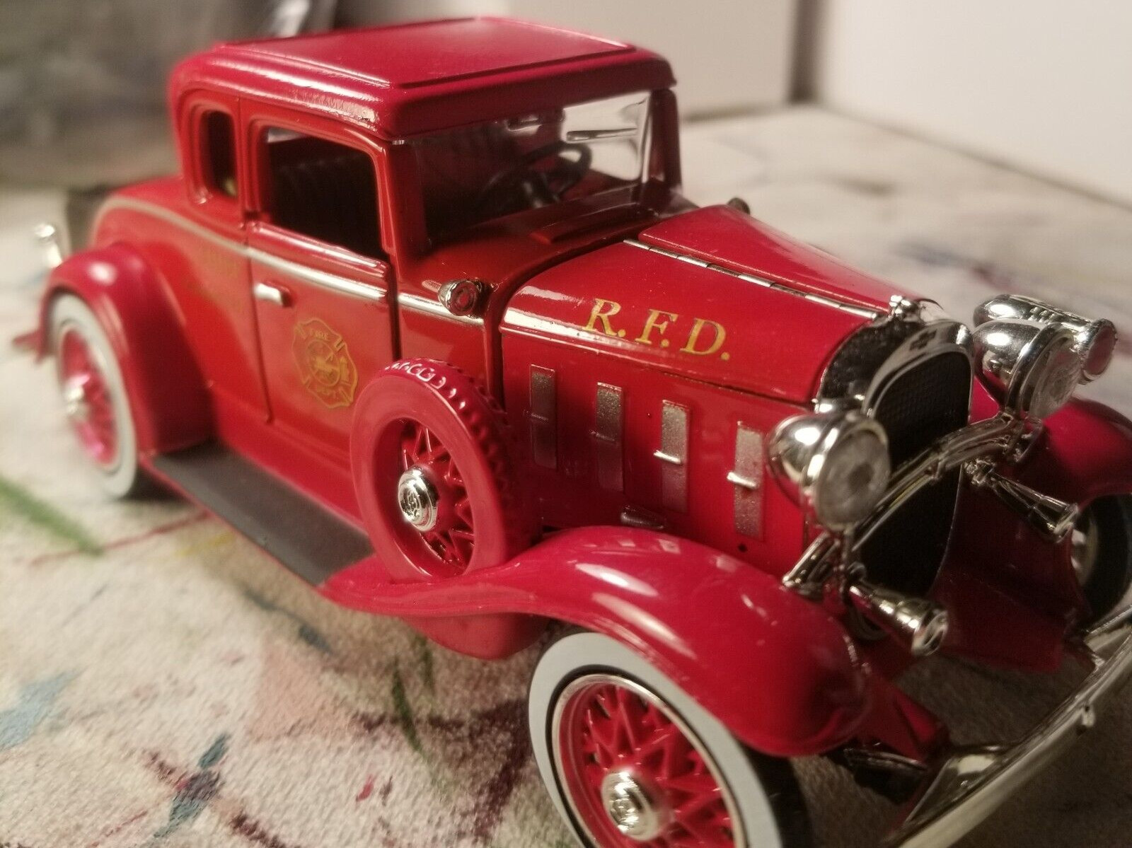 ARKO 1/32 CLASSIC DIECAST 1932 CHEVROLET Riverside Fire Dept