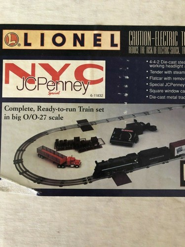  Juego Tren Lionel NYC JC Penny Especial Escala 0-27 6-11832 EE. UU. 1997 Con Caja  | Condition: Used