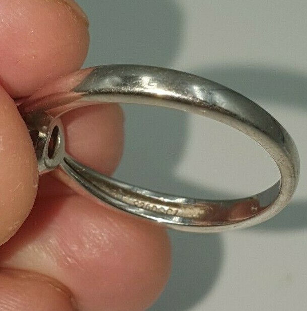 Lovely Solid Silver Ring & Earrings Set, Size S1/2 - image 8