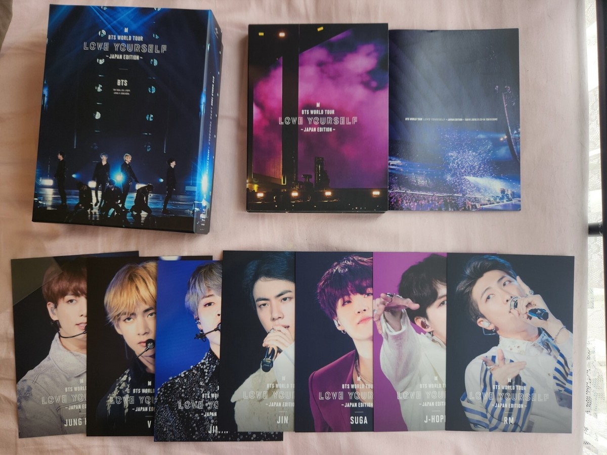 BTS Official LOVE YOURSELF JAPAN edition Blu-ray Box + Dics BTS Official LOVE YOURSELF JAPAN edition Blu-ray Box + Dics