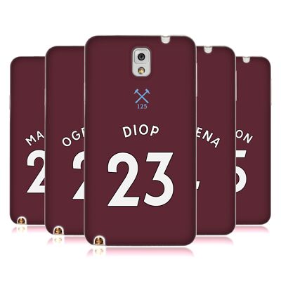 WEST HAM UNITED FC 2020/21 PLAYERS HOME KIT SOFT GEL CASE FOR SAMSUNG PHONES 2